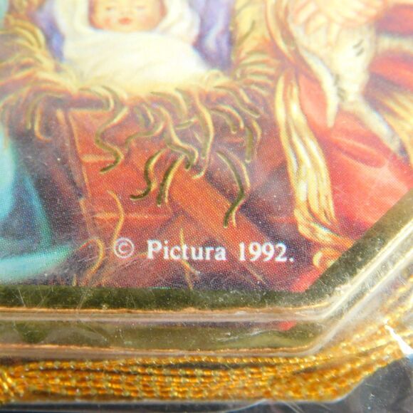 Vintage Christmas LOT 12 pc, 1994 Light Tree Star (works), Shiny Bright, Tinsel - Picture 13 of 16